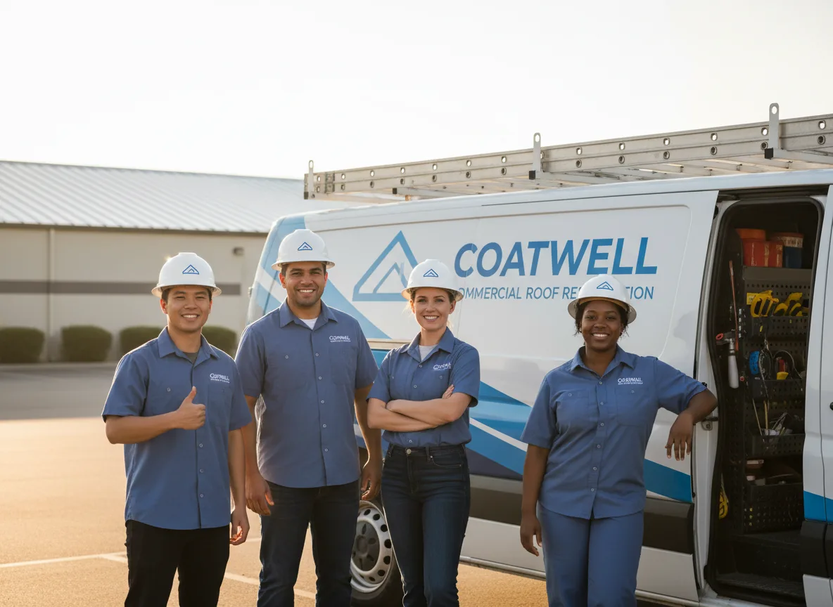 Commercial roof coating company in Flora, IL